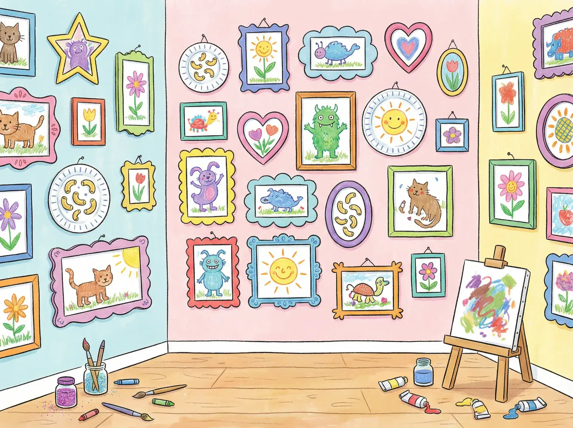 小朋友的彩色画作 - 波多野结衣网站www 创意展示